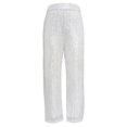 thumbnail image 5 of Utoimkio Women's Nightclub Sequin Work Pants High Waisted Loose Work Pants for Women, 5 of 7
