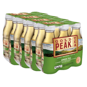(4 pack) (24 Bottles) Gold Peak Iced Tea, Green Tea, 16.9 Fl Oz, 6 Count