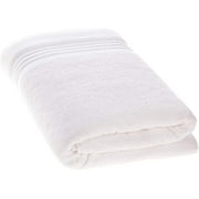 Hammam Linen 35x70 Bath Sheets White Soft Fluffy, Absorbent and Quick Dry Perfect for Daily Use