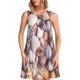 thumbnail image 1 of Easygdp Sea Shells para Vestido Transpirable de Mujer, Vestido Suelto de Manga Corta con Pliegues y Bolsillos para el Verano, 1 of 7