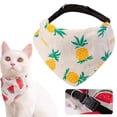 thumbnail image 2 of Bufanda Triangular Para Gatos, Bufanda Para Gatos, Pañuelo Para El Cuello, Accesorios Ajustables Reutilizables Para Mascotas, Collar Estampado Para Mascotas Inevent PT002666-07, 2 of 5