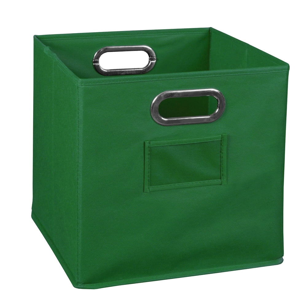 Collapsible Home Storage Foldable Fabric Storage Bin Green Walmart