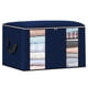 thumbnail image 2 of Bolsa de almacenamiento de gran capacidad | Organizador de ropa plegable de 90 litros con cremallera y ventana transparente para ropa, mantas y almohadas, 2 of 6