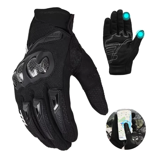 Guantes Proteccion Para Moto Anti Derrape Pantalla Táctil