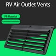 thumbnail image 3 of Air Outlet Cover, External Vent Cover Crackproof Black  For RV Yacht Ship, 3 of 8