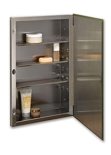 Jensen 84024ssx Stainless Steel Frame Medicine Cabinet 16 X 26 Brickseek