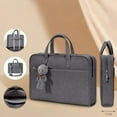 thumbnail image 5 of New Waterproof Handbag Large Capacity Sleeve Bag Briefcase Bag Laptop Bag 14 16 inch KHAKI 16 INCH, 5 of 8