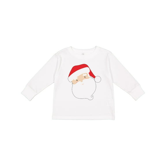Inktastic Santa Claus Boys or Girls Long Sleeve Toddler T-Shirt