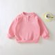 thumbnail image 4 of Blusa y camisa de manga larga con cuello alto para niños, color liso, cuello redondo, informal, holgada, fina, de poliéster, para todas las edades, 4 of 8