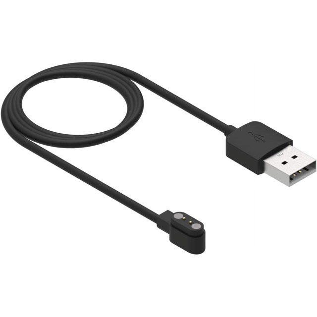Black Compatible for Da Fit Smart Watch Charger Replacement USB Charger Cable 33 Ft Charging Cord for Smart Watch for Da Fit App Smartwatch Cables and Chargers Portable Dock Cord