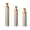 White+Gold + Metal, variant on FENGFAN 3 Pack Black Gold Glazed Metal Floor Vases 24.8-33.8in Triangle Embossed Glam Cylinder Decor, 1 Pack
