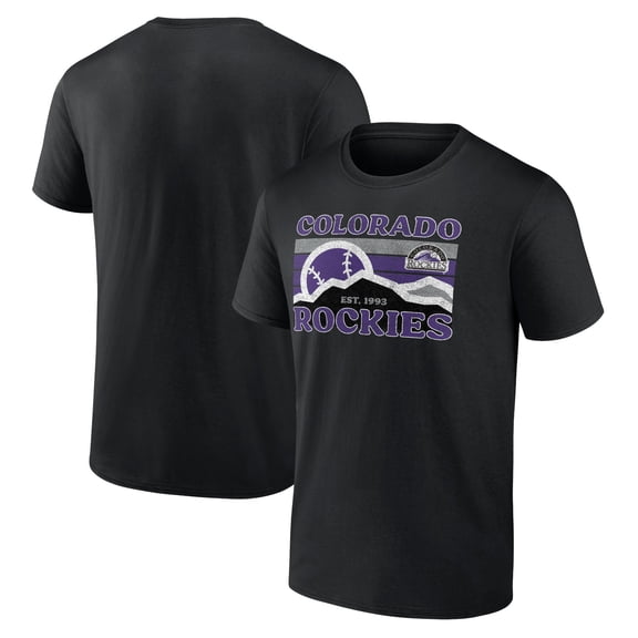 Men's Black Colorado Rockies Mountain Air T-Shirt