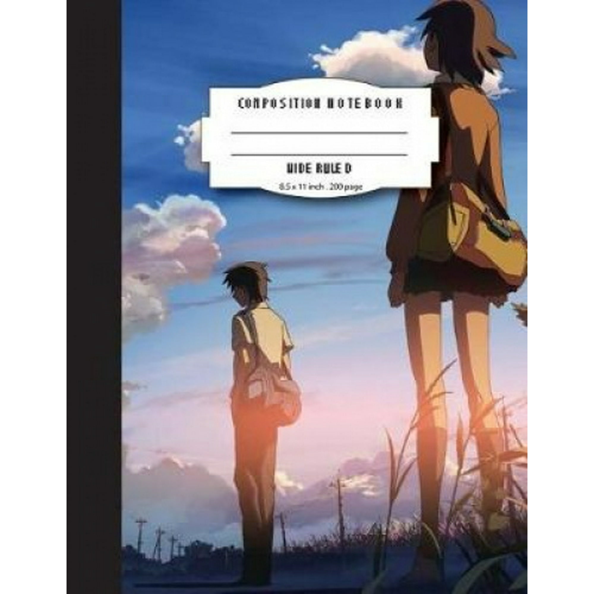 Composition notebook wide ruled 200 pages,  x 11 inch, Anime cover:  Large composition book journal for school student/teacher/office | Walmart  Canada