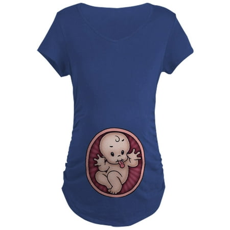 

CafePress - Razz Baby Maternity Dark T Shirt - Maternity Dark T-Shirt