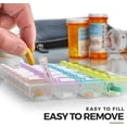 thumbnail image 2 of MEDca Pill Organizers (40-Pack) with Weekly & Daily 4-Times-A-Day Compartments, BPA-Free, Travel-Friendly Case for Vitamins & Medication, Portable Pill Box, 2 of 8