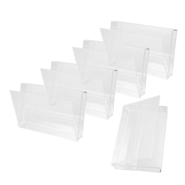 Estuche de casete vintage de 5 piezas, caja de almacenamiento de casete de audio vacía, soporte de casete de música transparente, estuche organizador de cinta de plástico vacío, estuche de transporte