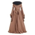 thumbnail image 3 of Huanglei Robe Vintage Médiévale Longue pour Femmes Robe Gothique pour Femmes, 3 of 3
