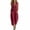 A-Wine, variant on Summer Jumpsuits for Women 100% Cotton Loose Casual Pockets Solid Color Sleeveless Bodysuit with Three-Quarter Pants