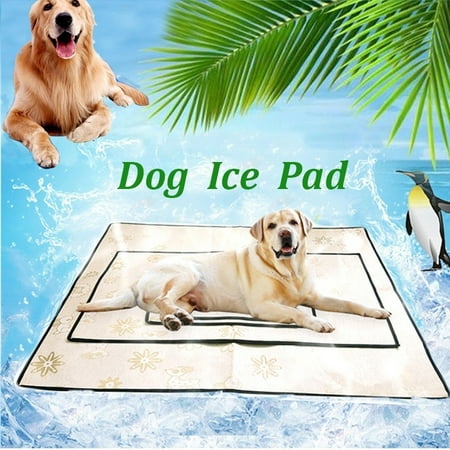 Mrosaa 4 Size Pet Dog Cooling Mat Self Cooling Pad Mat Heat Relief Cushion Comfort for Cats and