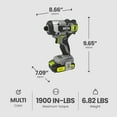 thumbnail image 3 of Master Mechanic 20 Volt Compact Cordless Impact Driver Kit with Brushless Motor, 3 of 7