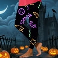 thumbnail image 5 of Halloween Leggings for Women 2025 Fashion Grahpic Printed High Waist Womens Leggings Stretchy Yoga Pants, 5 of 6