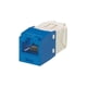 thumbnail image 1 of Cat6 Jack Panduit Mini-Com TX6 Plus Gigacanal Azul, paquete de 24, 1 of 1