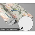 thumbnail image 6 of S4Sassy Peel And Stick Wall Covering, Spring Bird & Flower Removable Wallwrap- Green Instant Wall Makeover Mural For Bathroom, Laundry, Closet Interior- Self-Adhesive Wallpaper Vinyl -25"X240", 6 of 9