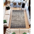 thumbnail image 3 of Aurora Modern Transitional Boho Vintage Area Rug Indoor for Living Room Color Grey Beige Cream Design 9916, 3 of 5