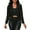 Black, variant on Bolero Cardigan for Women Sheer Lace Open Front Shrug Loose See Through Long Sleeve Cover Ups