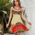 thumbnail image 7 of Circus Carnival Invite Vintage Dress Summer Street Style Dresses Female Sleeveless Printed Sundress, 7 of 7