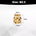 thumbnail image 4 of 10Pcs Threaded Brass Inserts Metal Heat Set M2-M6 Screw Inserts For 3D Printing Threaded Insert Brass For Reliable Performance, 4 of 8