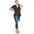 thumbnail image 2 of Blusa de encaje Roman Fashion /Juvenil, 5113 (Negro) negro M, 2 of 5