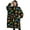 Colorful Controllers Games, variant on Oversized Wearable Blanket Hoodie,Neon Controllers Games Icons Black Pattern Sherpa Blanket Hoodie with Super Pockets,Super Warm Fuzzy Pullover for Women & Men