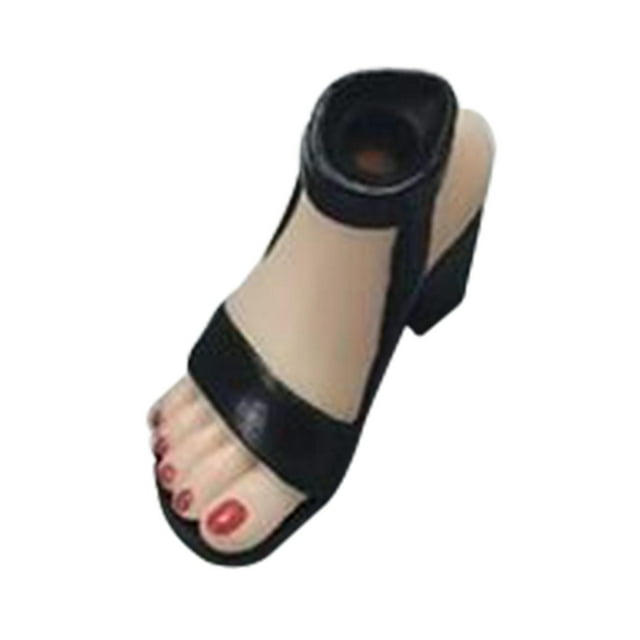 Figura 1/6 Sandalias de tacón alto Muñeca Modelo de tacones altos Disfraz para figura de 12 pulgadas Negro