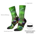 thumbnail image 5 of Lsque Pikmin Printed Men's Crew Socks, Soft Durable Breathable Moisture-Wicking with Odor Control Cotton socks, 5 of 7