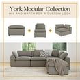 thumbnail image 6 of Cortney's Collection York 5 Piece Sectional Sofa Set, Urban Steel Taupe, 6 of 9