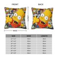 thumbnail image 2 of Simpsons Square Pillow Case Pillow Holder Soft Decorative Pillow Sham Cushion Cases Pillowcase 12"X12", 2 of 7