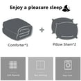 thumbnail image 5 of INGALIK King Sherpa Comforter Set, Soft Quilted Down Alternative Comforter Reversible Duvet with 2 Pillowcases, Plush Warm Fall Winter 3 Piece Bedding Sets, Dark Grey, 5 of 14