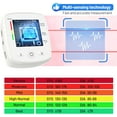 thumbnail image 4 of Wrist Blood Pressure Monitor Digital BP Monitor Rechargeable BP Machine with 2x99 Readings Memory Large LCD Display Voice Broadcast, 4 of 8