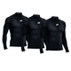 thumbnail image 5 of ZAPARI Playera Deportiva Manga Larga, Licras Deportivas para Niños de Compresión con Cuello Redondo negro G, 5 of 6