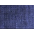 thumbnail image 1 of Ahgly Company Indoor Rectangle Abstract Blue Modern Area Rugs, 2' x 4', 1 of 4
