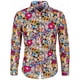 thumbnail image 1 of Camisas para hombre Camisas de moda para hombre Camisas hawaianas de manga larga Blusas de playa con flores Ropa para hombre Camisas para hombre Blusas Voion para hombre, 1 of 6