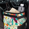 thumbnail image 6 of Geometric Cube Foldable Car Trash Bin with Lid, Leak-Proof, Hanging Storage Bag - Car Garbage Can and Trash Can, 6 of 6