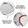 thumbnail image 3 of FESTFENDS 100Pcs Plated Silver Aluminum Mason Jar Lids and Rings Regular Mouth Airtight Canning Sealing Replacement Covers, 3 of 6