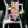 thumbnail image 6 of Golden Retriever Gifts for Women Cute Dog Tumbler Coffee Cup for Women Golden Retriever Travel Mug 40 Oz Stainless Steel Insulated Water Bottle With Lid and Straw, 6 of 6