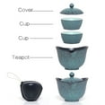 thumbnail image 3 of Customize Chinese Tea Set Ceramic Portable Teapot Set Outdoor Travel Gaiwan Tea Cups Of Tea Ceremony Teacup Fine Gifts, 3 of 7