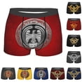 thumbnail image 3 of Male Silver Roman Imperial Eagle Rome SPQR Underwear Boxer Briefs Men Soft Shorts Panties Underpants, 3 of 7