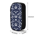 thumbnail image 4 of Large Storage Pencil Case, Abstract Flower Petal Pattern with Zipper Large Capacity Pen Bag, 4 of 8
