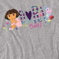 thumbnail image 3 of Popfunk Dora The Explorer And Boots Kids T Shirt (2) for Toddler Boys and Girls, Athletic Heather, 3 of 5