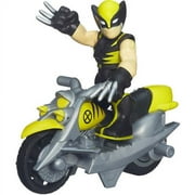 Playskool Heroes Marvel Super Hero Adventures Wolverine Figure with Claw Racer Vehicle
